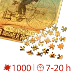 Puzzle adulți 1000 piese Vintage Posters - Howe Bicycles Tricycles-34919