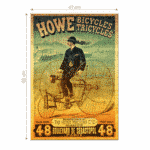 Puzzle adulți 1000 piese Vintage Posters - Howe Bicycles Tricycles-34922