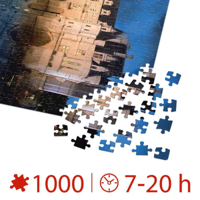 Puzzle adulți 1000 piese Castele Franceze - Castel Chenonceau-35315