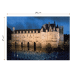 Puzzle adulți 1000 piese Castele Franceze - Castel Chenonceau-35318