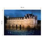 Puzzle adulți 1000 piese Castele Franceze - Castel Chenonceau-35318