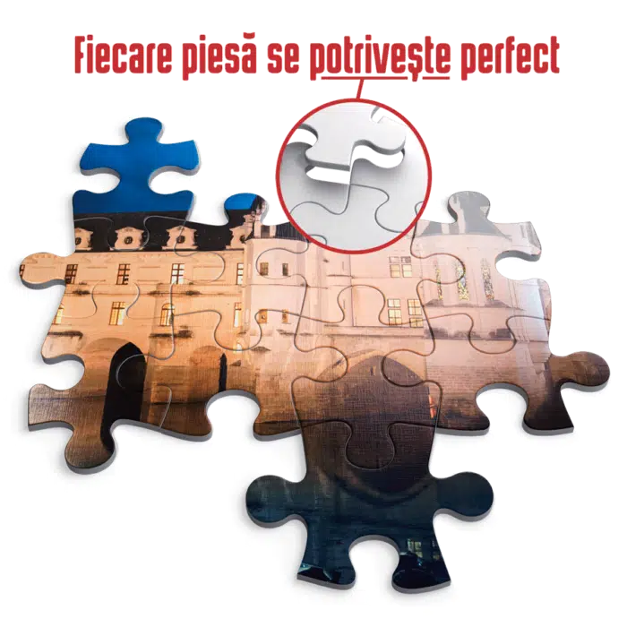 Puzzle adulți 1000 piese Castele Franceze - Castel Chenonceau-35316