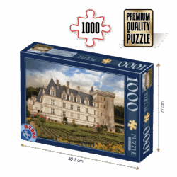 Puzzle adulți 1000 piese Castele Franceze - Castel Villandry-0