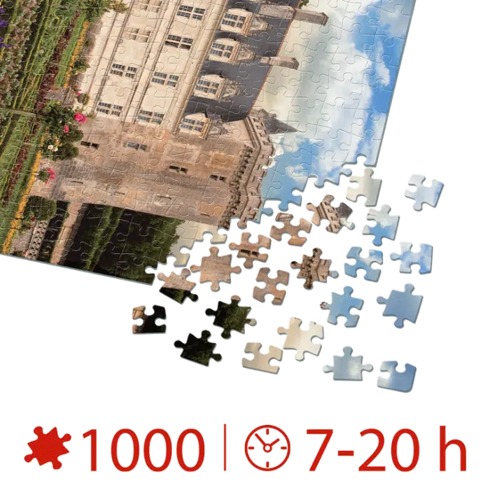 Puzzle adulți 1000 piese Castele Franceze - Castel Villandry-35321