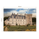 Puzzle adulți 1000 piese Castele Franceze - Castel Villandry-35324