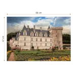 Puzzle adulți 1000 piese Castele Franceze - Castel Villandry-35324