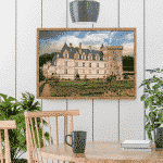 Puzzle adulți 1000 piese Castele Franceze - Castel Villandry-35325
