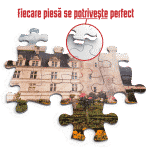 Puzzle adulți 1000 piese Castele Franceze - Castel Villandry-35322