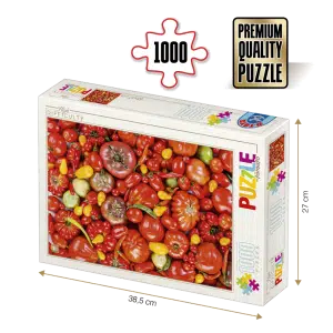 Puzzle adulți 1000 piese High Difficulty - Vegetables / Legume -0