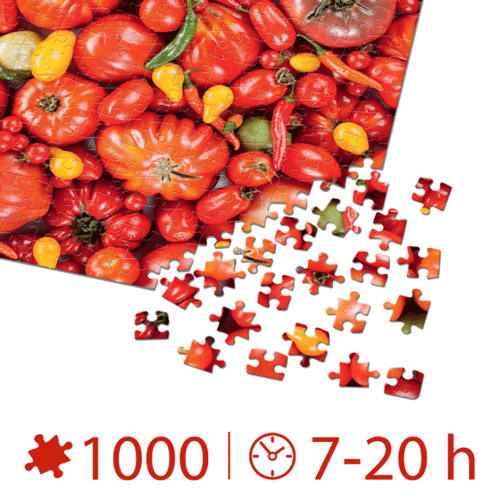 Puzzle adulți 1000 piese High Difficulty - Vegetables / Legume -35225