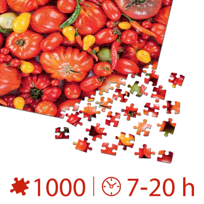 Puzzle adulți 1000 piese High Difficulty - Vegetables / Legume -35225