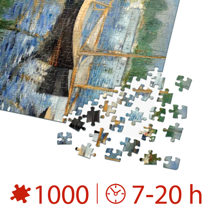 Puzzle adulti 1000 piese Édouard Manet - The Banks of the Seine at Argenteuil-35201