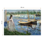 Puzzle adulti 1000 piese Édouard Manet - The Banks of the Seine at Argenteuil-35204