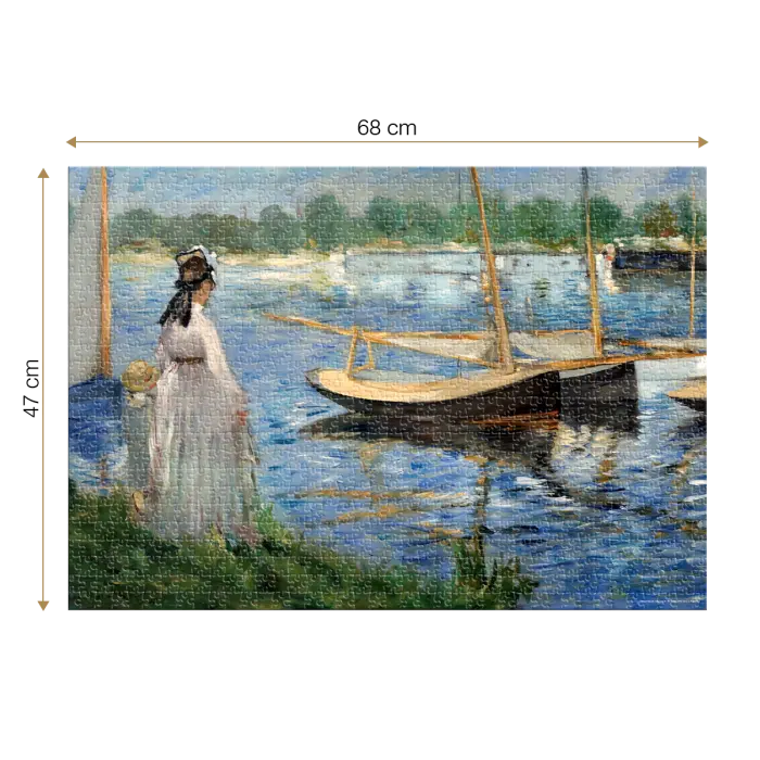 Puzzle adulti 1000 piese Édouard Manet - The Banks of the Seine at Argenteuil-35204