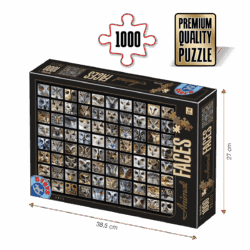 Puzzle adulți 1000 piese - Animal Faces - Owls/Bufnițe-0