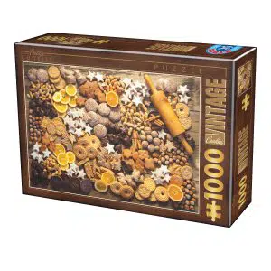 Puzzle - Vintage Christmas Cookies - 1000 Piese-0