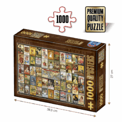 Puzzle adulți 1000 piese Vintage Collage - Teas/Ceaiuri -0