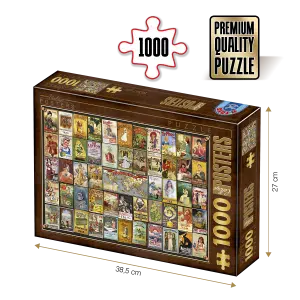 Puzzle adulți 1000 piese Vintage Collage - Teas/Ceaiuri -0