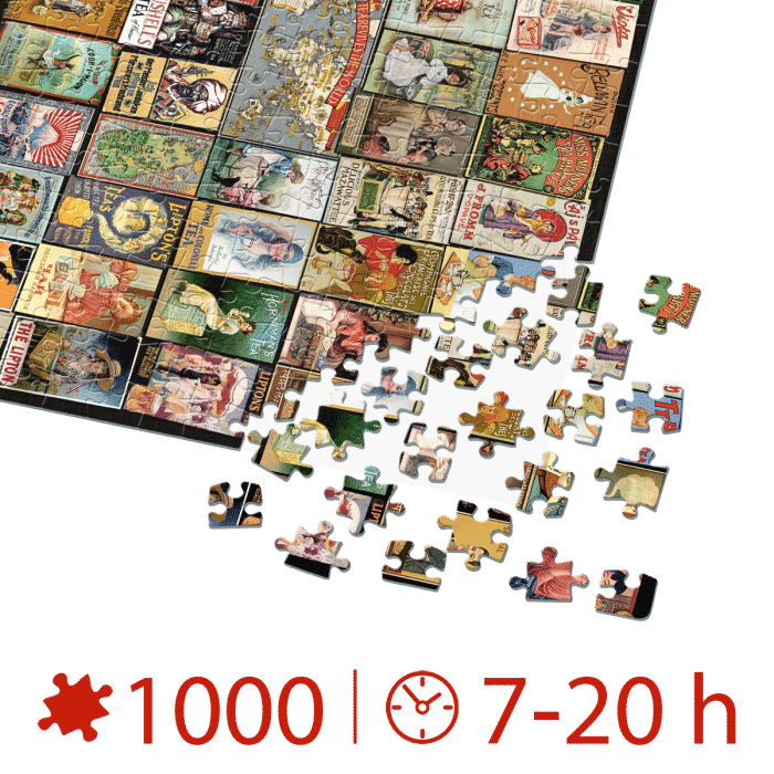 Puzzle adulți 1000 piese Vintage Collage - Teas/Ceaiuri -35075