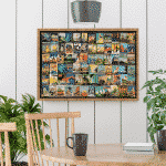 Puzzle adulți 1000 piese Vintage Collage - Travel -35085
