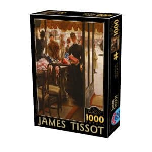 Puzzle adulți 1000 piese James Tissot - The Shop Girl-0