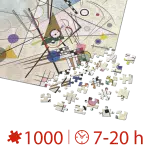 Puzzle adulti 1000 piese Wassily Kandinsky - Composition 8/Compoziție 8-35674