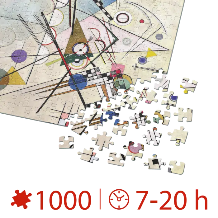 Puzzle adulti 1000 piese Wassily Kandinsky - Composition 8/Compoziție 8-35674