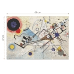 Puzzle adulti 1000 piese Wassily Kandinsky - Composition 8/Compoziție 8-35677