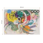 Puzzle adulti 1000 piese Wassily Kandinsky - Dominant Curve-35635