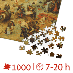 Puzzle adulți Bruegel cel Bătrân - Children's Games/Jocuri de copii - 1000 Piese-34114