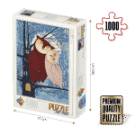 Puzzle adulți 1000 piese Kürti Andrea - Owl Tales / Bufnițe-0