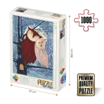 Puzzle adulți 1000 piese Kürti Andrea - Owl Tales / Bufnițe-0