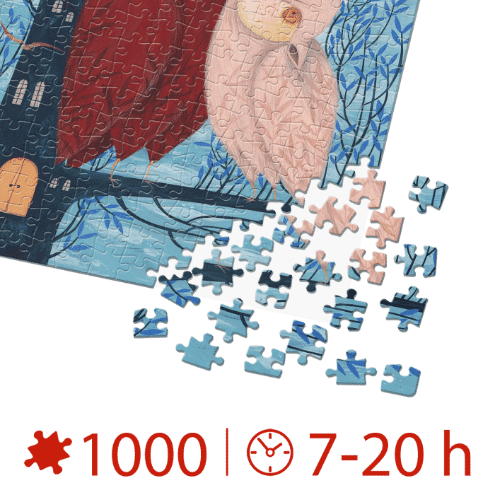 Puzzle adulți 1000 piese Kürti Andrea - Owl Tales 2 / Bufnițe-35045