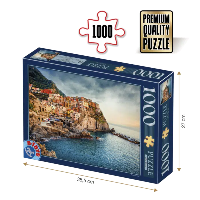 Puzzle adulți 1000 piese Peisaje de zi - Manarola, Italia-0