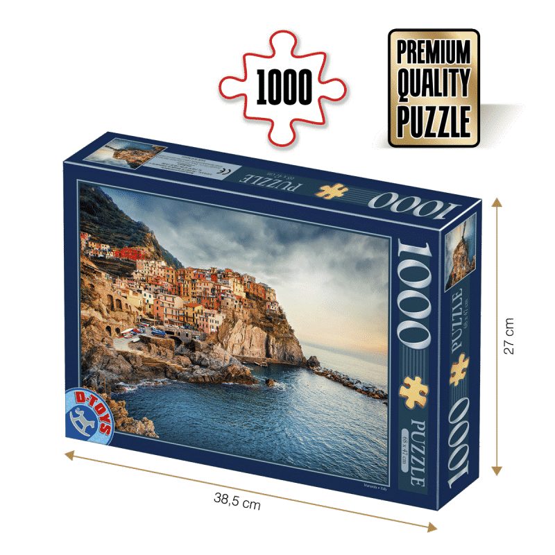 Puzzle adulți 1000 piese Peisaje de zi - Manarola, Italia-0