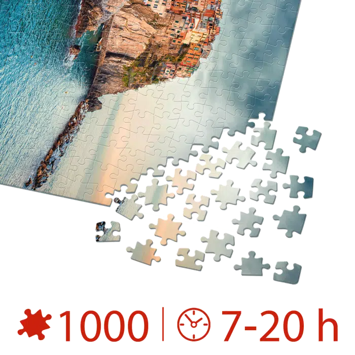 Puzzle adulți 1000 piese Peisaje de zi - Manarola, Italia-35548