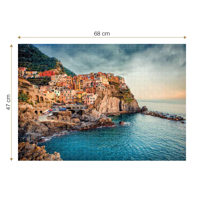 Puzzle adulți 1000 piese Peisaje de zi - Manarola, Italia-35549