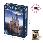 Puzzle adulți 1000 piese Peisaje de zi - Castelul Neuschwanstein, Germania-0