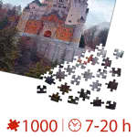 Puzzle adulți 1000 piese Peisaje de zi - Castelul Neuschwanstein, Germania-35555