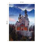 Puzzle adulți 1000 piese Peisaje de zi - Castelul Neuschwanstein, Germania-35558