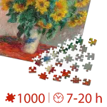 Puzzle adulti 1000 piese Claude Monet - Bouquet of Sunflowers-34667