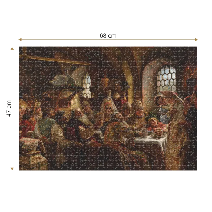 Puzzle adulti 1000 piese Konstantin Makovsky - A Boyar Wedding Feast -35689