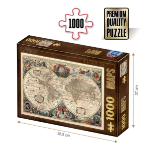 Puzzle adulți 1000 piese Vintage Map-0