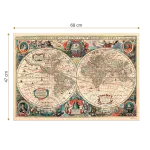 Puzzle adulți 1000 piese Vintage Map-35120