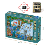 Puzzle adulți 1000 piese Cartoon Collection - Niagara Falls-0