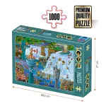 Puzzle adulți 1000 piese Cartoon Collection - Niagara Falls-0