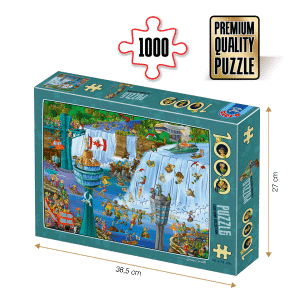 Puzzle adulți 1000 piese Cartoon Collection - Niagara Falls-0