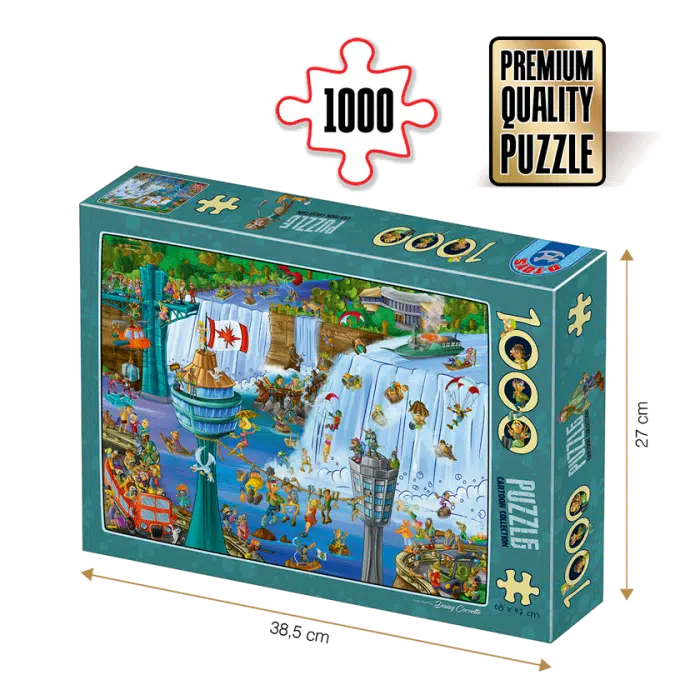 Puzzle adulți 1000 piese Cartoon Collection - Niagara Falls-0