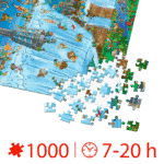 Puzzle adulți 1000 piese Cartoon Collection - Niagara Falls-35207