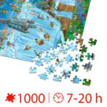 Puzzle adulți 1000 piese Cartoon Collection - Niagara Falls-35207